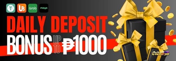 Deposit Daily Bonus up to ?1000 (PayMaya/GrabPay/Bank/USDT)