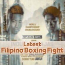 Latest Filipino Boxing Fight Jonas Sultan vs Riku Masuda